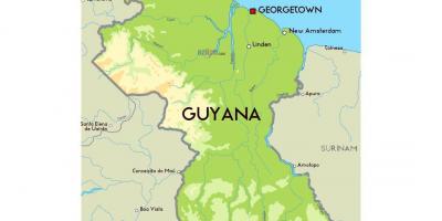 რუკა Guyana